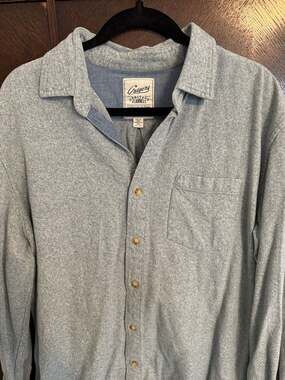 Grayers Heritage Flannel Shirt Blue Speckled XL
